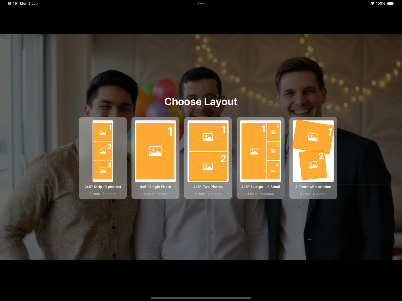 Choose layout